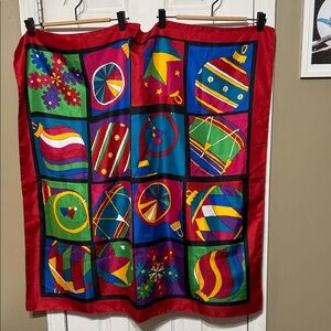 Colorful Geometric Pattern Scarf